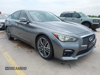 2015 Infiniti Q50 Premium z VIN JN1BV7AP6FM352809, wystawiony jako IAAI lot #42128664 z przebiegiem 82 372 mil mil oraz . Historia ofert i sprzedaży dostępna na DreamBid. Obrazek 1.