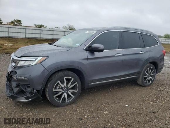2021 Honda Pilot Touring 8-Passenger with VIN 5FNYF5H92MB040248, listed as a Copart auction lot 88116205 with 55,753 mi miles and Salvage Title. Bid and sale history available at DreamBid. Image 1.