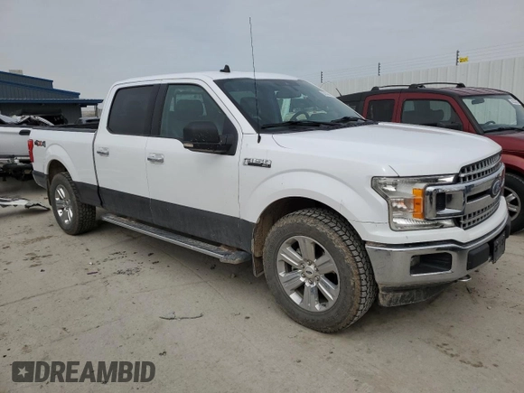 2020 Ford F-150 XL with VIN 1FTFW1E44LKE95435, listed as a Copart auction lot 50141445 with 258,266 mi miles and Salvage Title. Bid and sale history available at carsss.com. Image 4.