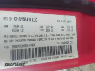 2008 Dodge Charger R/T with VIN 2B3KA53H88H174864, listed as a IAAI auction lot 32063572 with Not Provided miles and . Bid and sale history available at carsss.com. Image 9.