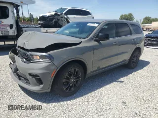 2021 Dodge Durango GT with VIN 1C4RDHDG8MC554375, listed as a Copart auction lot 58221655 with 60,522 mi miles and Salvage title. Bid and sale history available at DreamBid. Image 1.