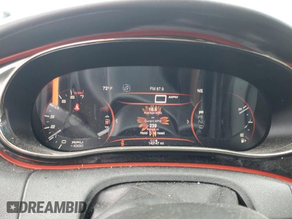 2015 Dodge Dart GT with VIN 1C3CDFEB7FD180789, listed as a Copart auction lot 55794785 with 143,147 mi miles and Salvage title. Bid and sale history available at DreamBid. Image 9.