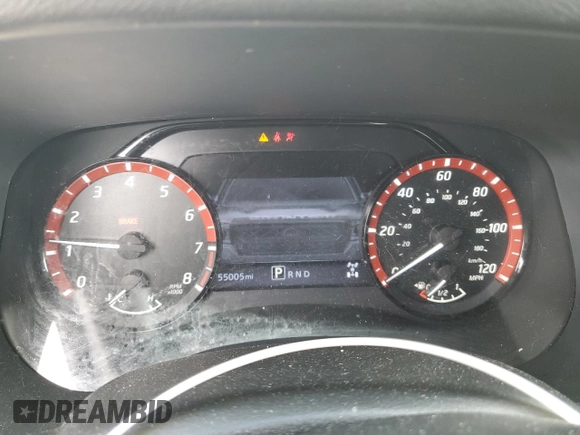 2023 Nissan Frontier SV with VIN 1N6ED1EKXPN610735, listed as a Copart auction lot 56197375 with 55,005 mi miles and Salvage title. Bid and sale history available at DreamBid. Image 9.