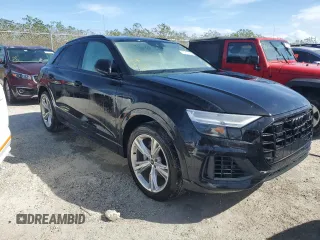 2022 Audi Q8 Premium Plus with VIN WA1BVBF17ND007494, listed as a Copart auction lot 75910184 with 0 mi miles and Non Repairable. Bid and sale history available at carsss.com. Image 4.