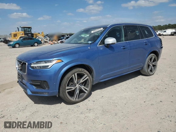 2018 Volvo XC90 R-Design with VIN YV4102KM4J1200145, listed as a Copart auction lot 49344235 with 91,171 mi miles and Salvage Title. Bid and sale history available at DreamBid. Image 1.