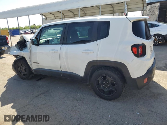 2018 Jeep Renegade Sport with VIN ZACCJAAB8JPG70147, listed as a Copart auction lot 52052215 with 60,821 mi miles and Salvage title. Bid and sale history available at DreamBid. Image 2.
