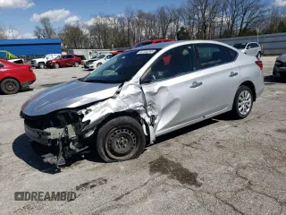 2019 Nissan Sentra S z VIN 3N1AB7AP1KY456698, wystawiony jako Copart lot #52703265 z przebiegiem 55 073 mil mil oraz Szkoda całkowita • Salvage title. Historia ofert i sprzedaży dostępna na DreamBid. Obrazek 1.