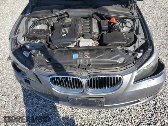2008 BMW 5 Series 528i with VIN WBANU53588C112681, listed as a Copart auction lot 71921634 with 72,316 mi miles and Salvage Title. Bid and sale history available at DreamBid. Image 12.