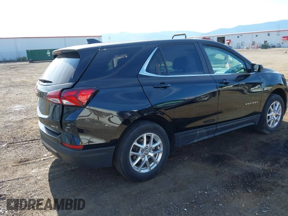 2024 Chevrolet Equinox LT with VIN 3GNAXUEG4RL365267, listed as a IAAI auction lot 42599014 with 22,967 mi miles and . Bid and sale history available at DreamBid. Image 4.