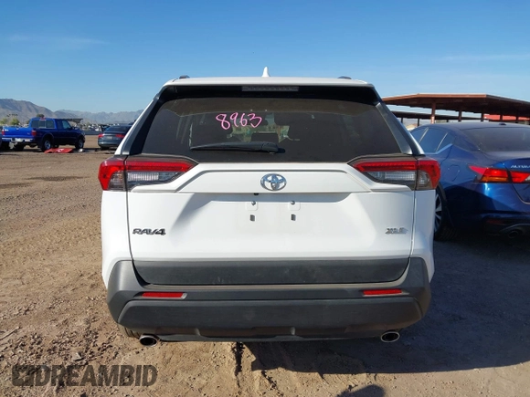 2025 Toyota RAV4 XLE with VIN 2T3W1RFV9SW366293, listed as a IAAI auction lot 41896395 with 10,315 mi miles. Bid and sale history available at carsss.com. Image 16.