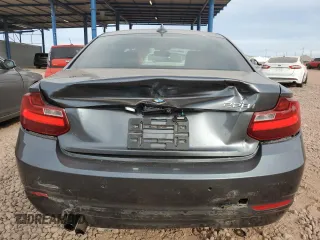 2015 BMW 2 Series 228i with VIN WBA1F5C57FV257639, listed as a Copart auction lot 86645114 with 73,094 mi miles and Salvage Title. Bid and sale history available at carsss.com. Image 6.