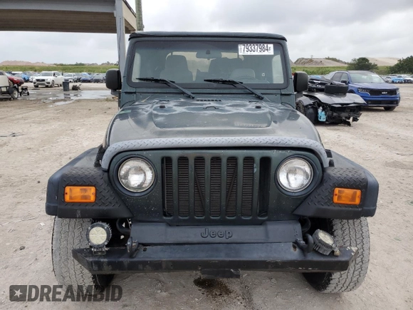 2003 Jeep Wrangler SE with VIN 1J4FA29103P313229, listed as a Copart auction lot 79337984 with 135,668 mi miles and Salvage title. Bid and sale history available at DreamBid. Image 5.