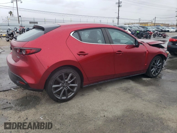 2020 Mazda Mazda3 Hatchback with VIN JM1BPALM5L1158602, listed as a Copart auction lot 49288685 with 32,445 mi miles and Salvage Title. Bid and sale history available at carsss.com. Image 3.