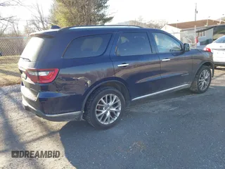 2014 Dodge Durango Citadel with VIN 1C4RDJEG0EC125643, listed as a IAAI auction lot 41461080 with Not Provided miles and . Bid and sale history available at DreamBid. Image 4.