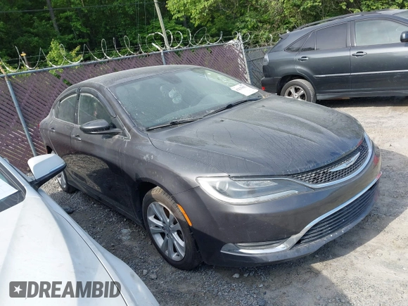 2016 Chrysler 200 Limited with VIN 1C3CCCAB0GN127869, listed as a IAAI auction lot 42233622 with 200,656 mi miles and . Bid and sale history available at DreamBid. Image 1.