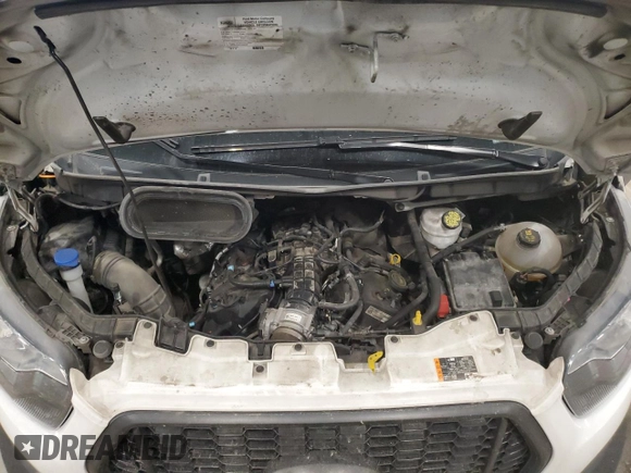 2022 Ford Transit Cargo with VIN 1FTBR2CG0NKA32901, listed as a Copart auction lot 63277404 with 29,146 mi miles and Salvage Title. Bid and sale history available at DreamBid. Image 12.