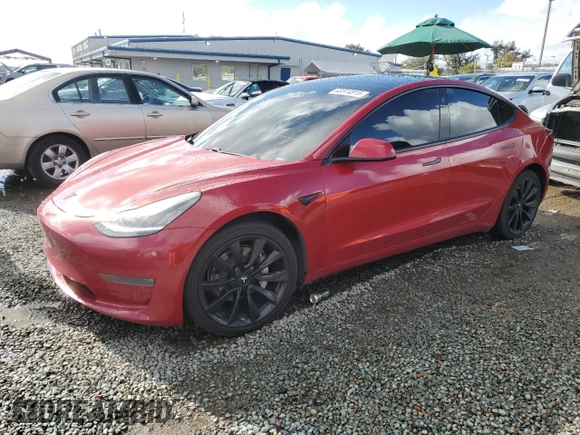 2020 Tesla Model 3 Long Range with VIN 5YJ3E1EB0LF712125, listed as a Copart auction lot 48514815 with 102,397 mi miles and Salvage Title. Bid and sale history available at DreamBid. Image 1.