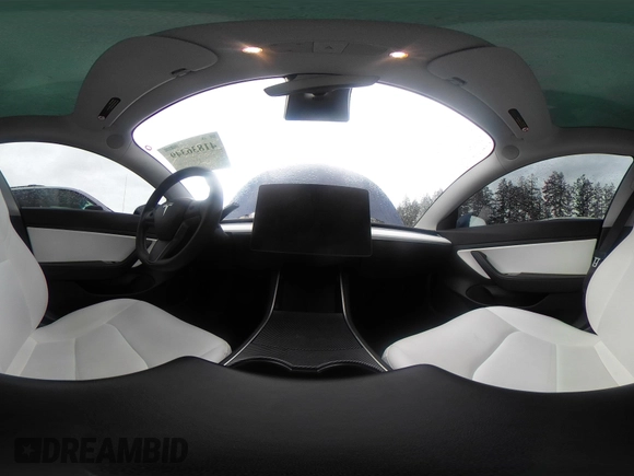 2019 Tesla Model 3 Long Range with VIN 5YJ3E1EB8KF512950, listed as a IAAI auction lot 41836349 with 55,607 mi miles and . Bid and sale history available at DreamBid. Image 20.