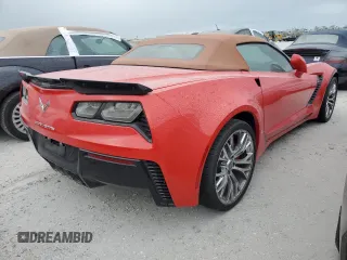 2016 Chevrolet Corvette Z06 3LZ with VIN 1G1YU3D63G5600184, listed as a Copart auction lot 74736534 with 0 mi miles and Salvage Title. Bid and sale history available at carsss.com. Image 3.