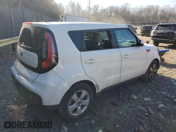 2017 Kia Soul with VIN KNDJN2A25H7410703, listed as a Copart auction lot 46701325 with 65,969 mi miles and Salvage Title. Bid and sale history available at carsss.com. Image 3.