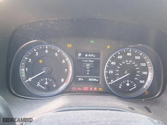 2020 Hyundai Kona SE with VIN KM8K12AA7LU439472, listed as a Copart auction lot 46156745 with 85,084 mi miles and Salvage Title. Bid and sale history available at carsss.com. Image 9.