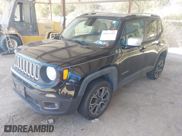 2017 Jeep Renegade Limited with VIN ZACCJADB2HPE91513, listed as a IAAI auction lot 41815588 with 118,821 mi miles and . Bid and sale history available at DreamBid. Image 22.