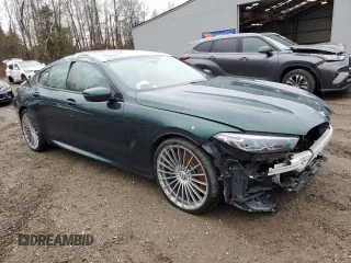 2022 BMW 8 Series with VIN WBAGX0C17NCH35238, listed as a Copart auction lot 81985204 with Not provided miles and Clean title. Bid and sale history available at DreamBid. Image 4.