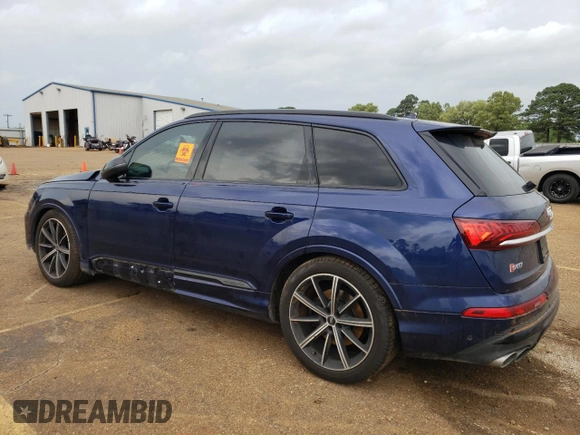 2021 Audi SQ7 Prestige z VIN WA1VWBF70MD010573, wystawiony jako Copart lot #51999395 z przebiegiem 31 623 mil mil oraz Szkoda całkowita • Salvage title. Historia ofert i sprzedaży dostępna na DreamBid. Obrazek 2.