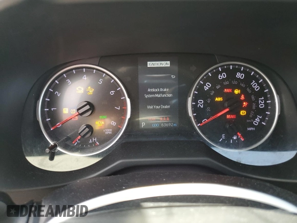2021 Toyota RAV4 XLE Premium with VIN 2T3C1RFV1MW180625, listed as a Copart auction lot 51799175 with 63,692 mi miles and Salvage title. Bid and sale history available at DreamBid. Image 9.