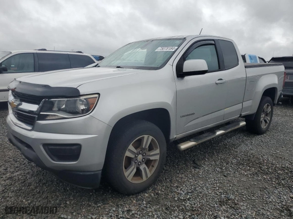 2017 Chevrolet Colorado 2WD WT with VIN 1GCHSBEN7H1282138, listed as a Copart auction lot 75078184 with 0 mi miles and Salvage Title. Bid and sale history available at carsss.com. Image 1.