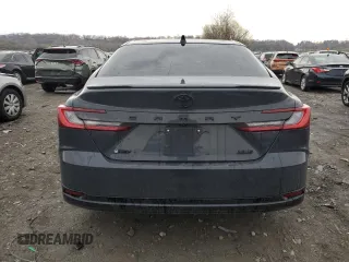 2025 Toyota Camry LE with VIN 4T1DAACK8SU540849, listed as a Copart auction lot 49209655 with 11,244 mi miles and Salvage Title. Bid and sale history available at DreamBid. Image 6.