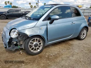 2015 FIAT 500 Pop with VIN 3C3CFFDR5FT625629, listed as a Copart auction lot 62682785 with 84,122 mi miles and Salvage title. Bid and sale history available at DreamBid. Image 1.