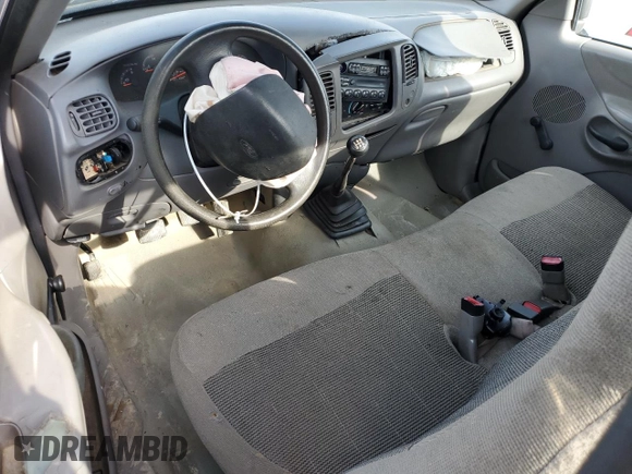 1997 Ford F-150 with VIN 1FTDF1720VNA26931, listed as a Copart auction lot 51442835 with 282,904 mi miles and Salvage title. Bid and sale history available at DreamBid. Image 8.