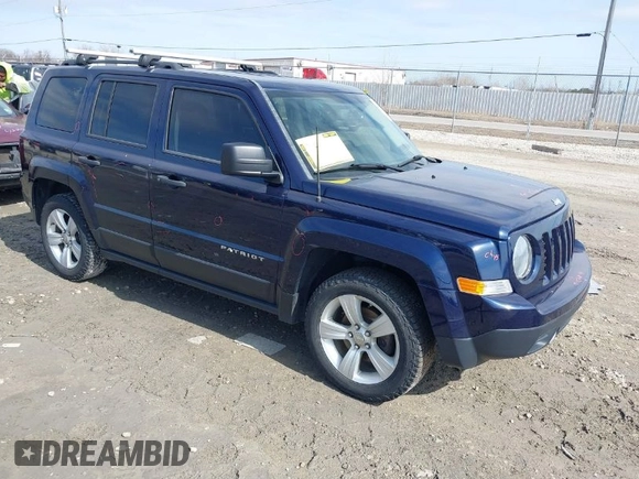 2016 Jeep Patriot Sport with VIN 1C4NJPBA9GD603307, listed as a IAAI auction lot 41777347 with 161,970 mi miles and . Bid and sale history available at carsss.com. Image 1.