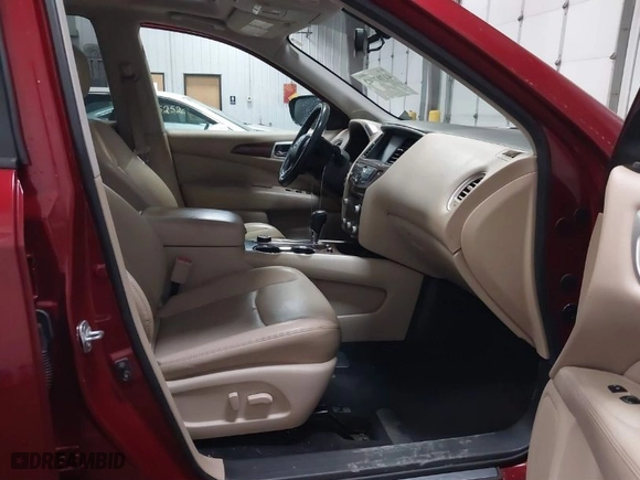2017 Nissan Pathfinder SL with VIN 5N1DR2MM6HC607574, listed as a IAAI auction lot 41707742 with 115,663 mi miles. Bid and sale history available at carsss.com. Image 5.
