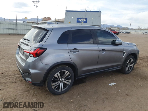 2020 Mitsubishi Outlander Sport ES 2.0 with VIN JA4AR3AU0LU020592, listed as a Copart auction lot 52525025 with 91,014 mi miles and Salvage Title. Bid and sale history available at carsss.com. Image 3.