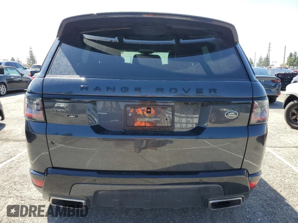 2022 Land Rover Range Rover Sport HST with VIN SALWS2RU8NA207459, listed as a Copart auction lot 49181275 with 29,877 mi miles and Salvage title. Bid and sale history available at DreamBid. Image 6.