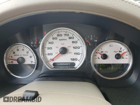 2004 Ford F-150 XLT with VIN 1FTPW14564KD21754, listed as a Copart auction lot 59007395 with 171,537 mi miles and Salvage title. Bid and sale history available at DreamBid. Image 9.
