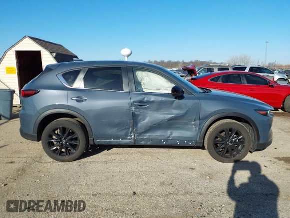 2023 Mazda CX-5 S Preferred with VIN JM3KFBCM1P0177093, listed as a IAAI auction lot 41761774 with 23,706 mi miles and . Bid and sale history available at carsss.com. Image 14.