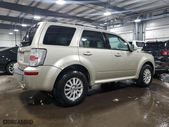 2010 Mercury Mariner Premier with VIN 4M2CN9H74AKJ06777, listed as a Copart auction lot 87920815 with 187,208 mi miles and Salvage Title. Bid and sale history available at carsss.com. Image 3.