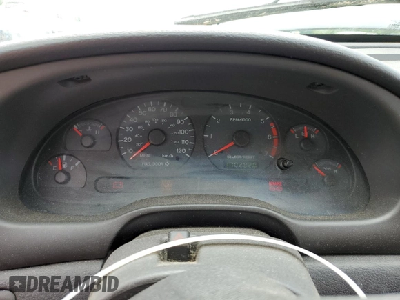 2003 Ford Mustang Standard с VIN 1FAFP40433F330822, выставлен на аукционе Copart как лот 57473325 с пробегом 170 282 миль миль и Списание • Salvage title. История ставок и продаж доступна на DreamBid. Изображение 9.