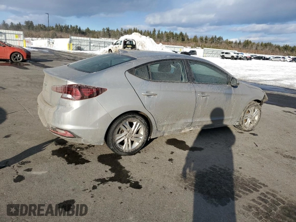 2020 Hyundai Elantra SEL with VIN 5NPD84LF0LH569844, listed as a Copart auction lot 44414925 with 137,974 mi miles and Salvage Title. Bid and sale history available at carsss.com. Image 3.
