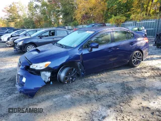 2018 Subaru WRX Premium with VIN JF1VA1C69J9835641, listed as a Copart auction lot 73275134 with 24,635 mi miles and Salvage Title. Bid and sale history available at carsss.com. Image 1.