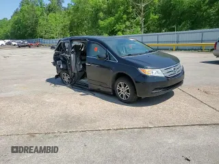 2013 Honda Odyssey EX-L with VIN 5FNRL5H63DB073004, listed as a Copart auction lot 51937375 with 85,008 mi miles and Salvage Title. Bid and sale history available at carsss.com. Image 12.