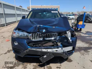 2017 BMW X3 sDrive28i with VIN 5UXWZ7C30H0V93495, listed as a Copart auction lot 52865645 with 64,102 mi miles and Salvage Title. Bid and sale history available at carsss.com. Image 5.