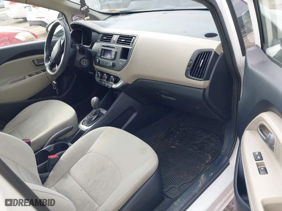 2012 Kia Rio LX with VIN KNADM4A38C6049757, listed as a IAAI auction lot 41715458 with 163,176 mi miles. Bid and sale history available at carsss.com. Image 5.