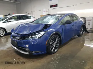 2023 Toyota Prius LE with VIN JTDADABU1P3006459, listed as a Copart auction lot 89402825 with 17,945 mi miles and Salvage Title. Bid and sale history available at DreamBid. Image 1.