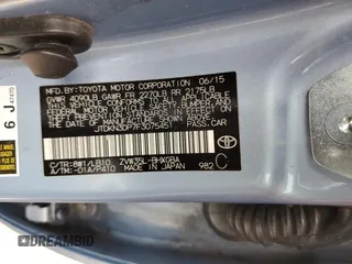 2015 Toyota Prius Advanced with VIN JTDKN3DP7F3075451, listed as a Copart auction lot 65999355 with 199,369 mi miles and Salvage title. Bid and sale history available at DreamBid. Image 13.