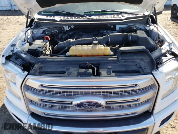 2017 Ford F-150 XL with VIN 1FTEW1EG3HFA74795, listed as a Copart auction lot 46892235 with 118,333 mi miles and Salvage Title. Bid and sale history available at carsss.com. Image 12.