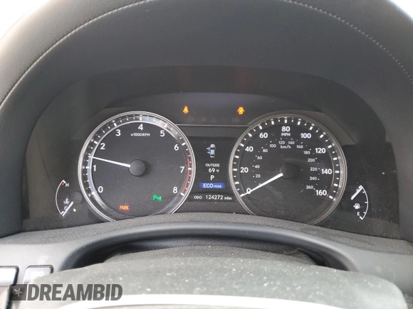 2014 Lexus GS 350 with VIN JTHBE1BL3E5036183, listed as a Copart auction lot 51479205 with 124,272 mi miles and Salvage Title. Bid and sale history available at DreamBid. Image 9.